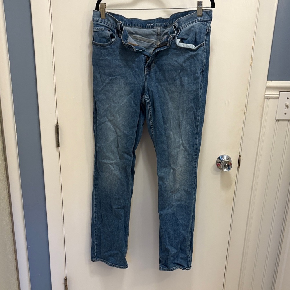Old Navy Light Blue Boot-Cut Jeans